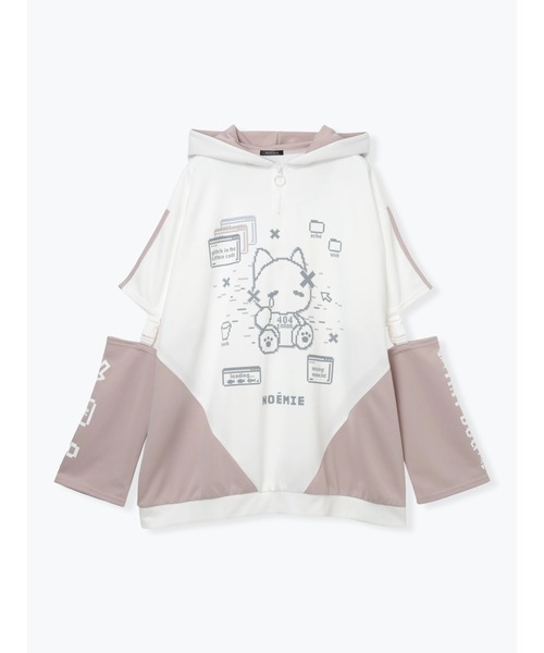 NOEMIE（ノエミー） パーカー サイバーにゃんにゃんジャージパーカー