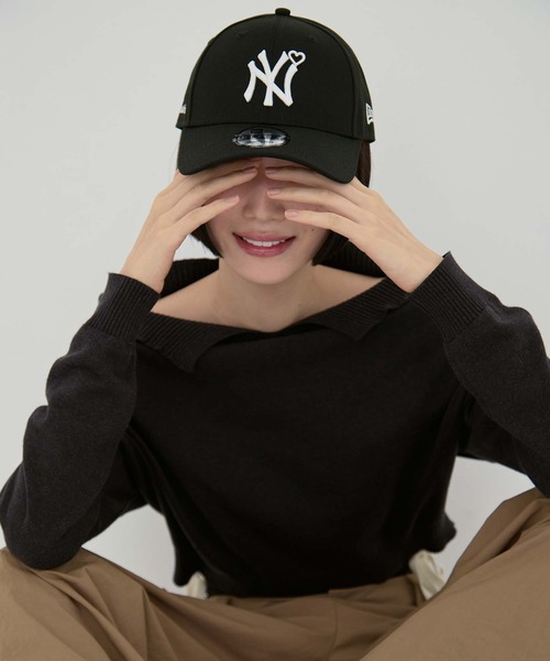 【新品完売】 BASICKS New Era NYロゴ キャップ ブラック BASICKS - ヤンキース キャップ (ブラック) BASICKS x New Era® x MLB