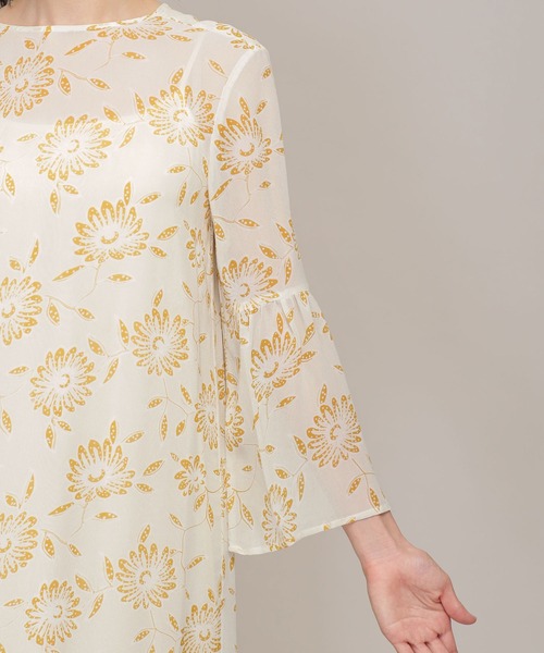 NE QUITTEZ PAS!（ヌキテパ） 長袖ワンピース M ベージュ系その他