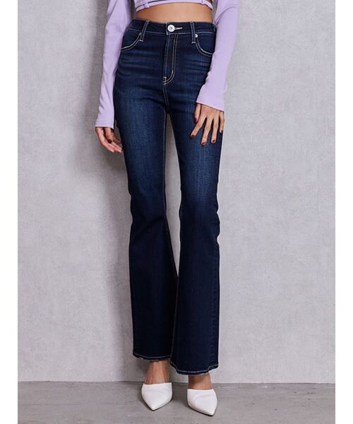 GYDA（ジェイダ） ジーンズ デニム デニムパンツ ハイウエストBASIC