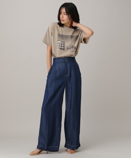 「BARNYARDSTORM」 デニムパンツ 0 インディゴブルー レディース_画像2