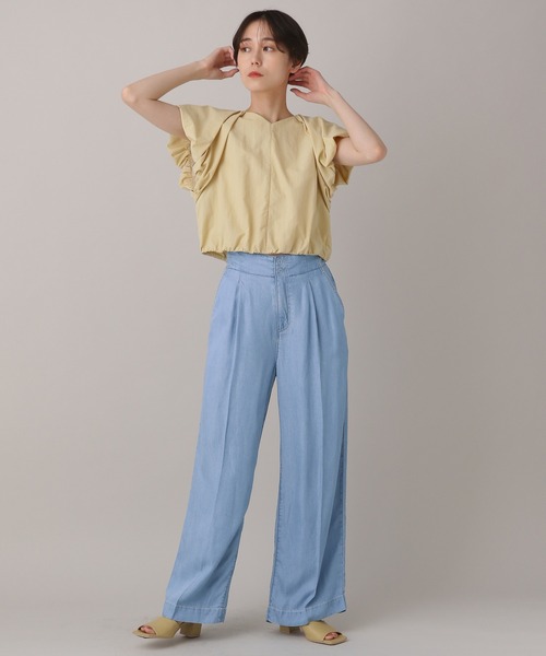 「BARNYARDSTORM」 デニムパンツ 0 インディゴブルー レディース_画像4