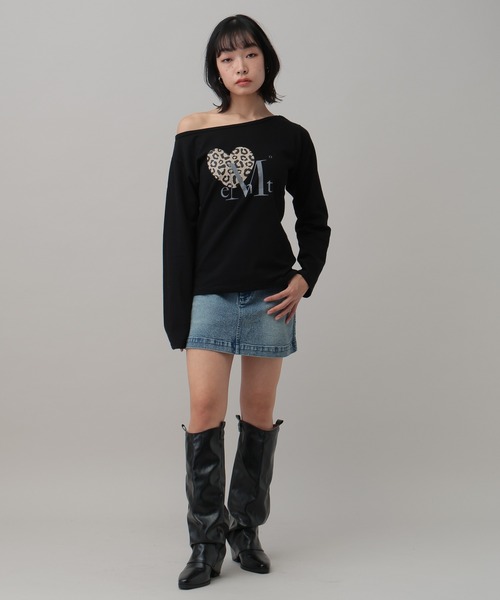 MUCENT（ムセント） tシャツ MUCENT／ハードワンショルダーロンT