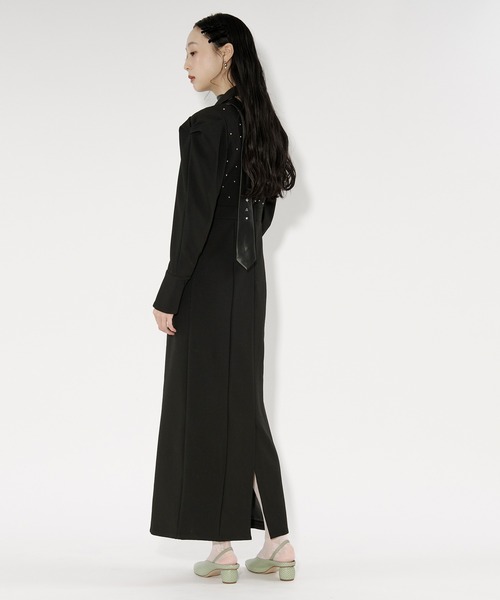 Ezick パーティードレス ドレス silver studs dress シルバースタッズ