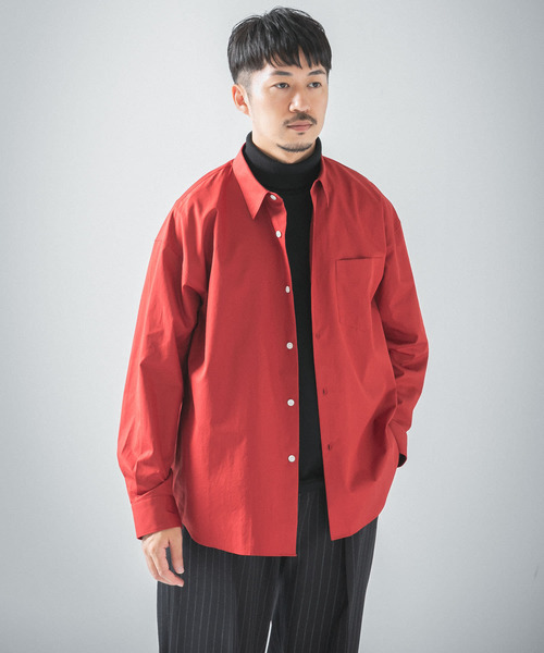 「THOMAS MASON」 長袖シャツ LARGE ブルー系その他 メンズ_画像2