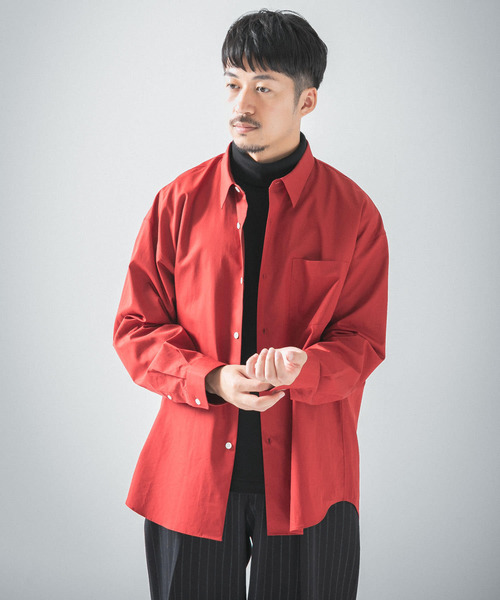 「THOMAS MASON」 長袖シャツ LARGE ブルー系その他 メンズ_画像3