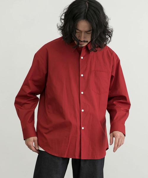 「THOMAS MASON」 長袖シャツ LARGE ブルー系その他 メンズ_画像8
