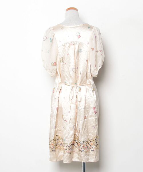 「TSUMORI CHISATO」 半袖ワンピース 2 ベージュ レディース_画像2