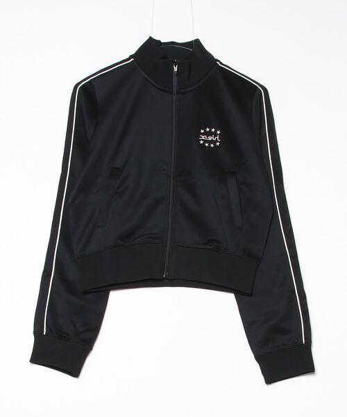 X-girl（エックスガール） ジャージブルゾン M ブラック レディース