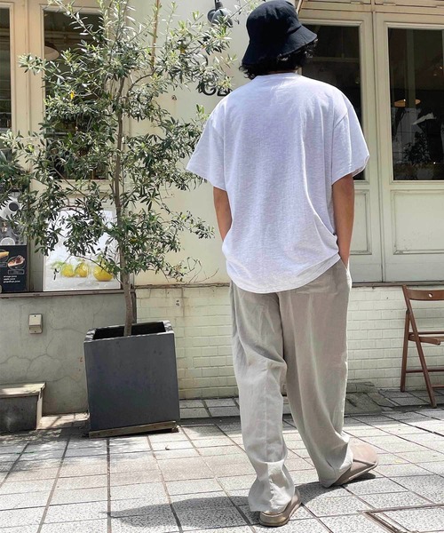 「CANAL JEAN」 イージーパンツ ONE SIZE ネイビー レディース_画像5