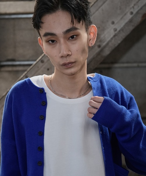LANDNESS カーディガン 「LANDNESS/ランドネス」MICRO RIB CARDIGAN