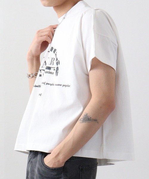 「a lit r」 半袖Tシャツ M ブラック メンズ_画像8