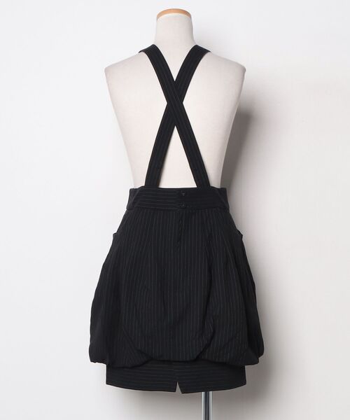 「Sov.」 ストライプ柄スカート - ブラック レディース_画像2