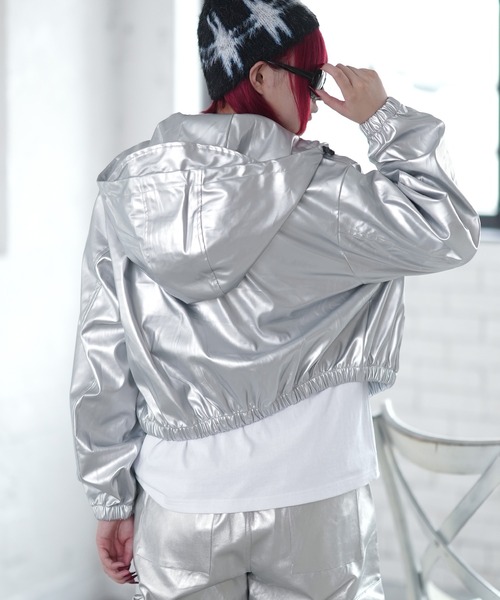 「improves」 ブルゾン FREE シルバー メンズ_画像3