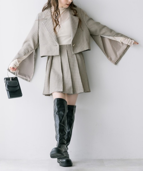 「OLIVE des OLIVE」 ジャケット FREE ベージュ レディース_画像3