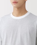 tシャツ 紳士 天竺編みクルーネック半袖Tシャ...の詳細画像4