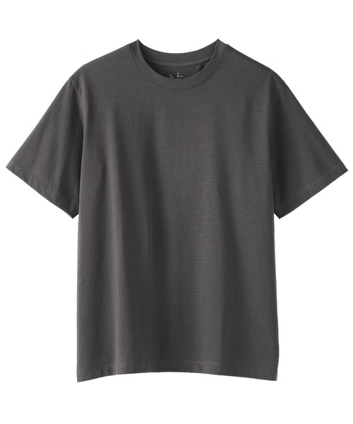 無印良品（MUJI） tシャツ 紳士 天竺編みクルーネック半袖Tシャツ