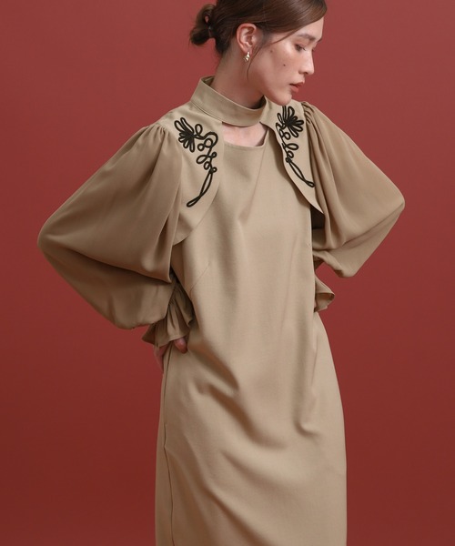 select MOCA(セレクトモカ) コンビワンピース LARGE ベージュ select MOCA(セレクトモカ) コンビワンピース LARGE ベージュ