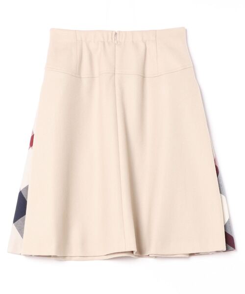 「BLUE LABEL CRESTBRIDGE」 フレアスカート 38 ベージュ レディース_画像2