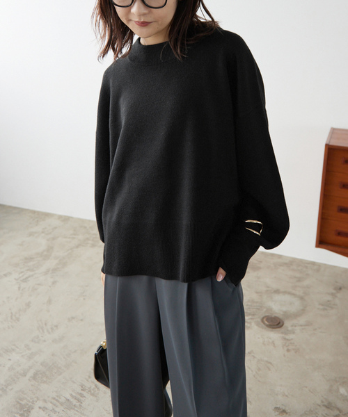 「SLOBE IENA」 長袖ニット FREE グレー レディース_画像2