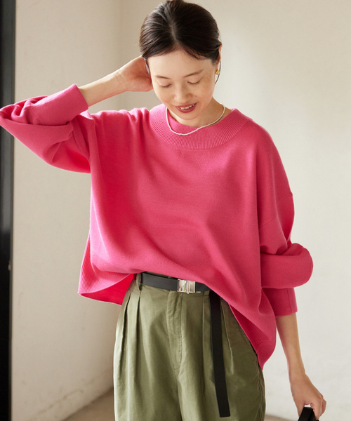 「SLOBE IENA」 長袖ニット FREE グレー レディース_画像3