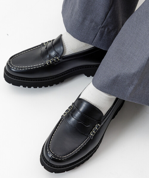 「FREAK'S STORE」 シューズ 24.0cm ブラック メンズ_画像4