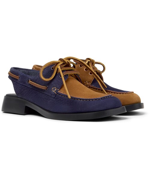 CAMPER カンペール デッキシューズ モカシン レザー スニーカー 幅広 CAMPER（カンペール） デッキシューズ モカシン BCN / フラット