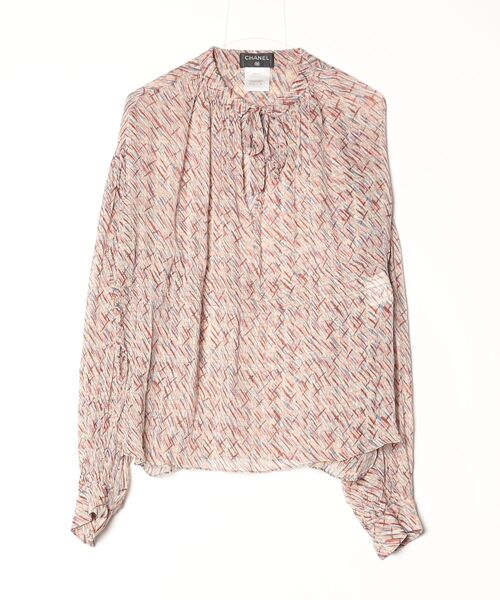 CHANEL（シャネル） 長袖ブラウス 38 ベージュ レディース : ZOZOTOWN