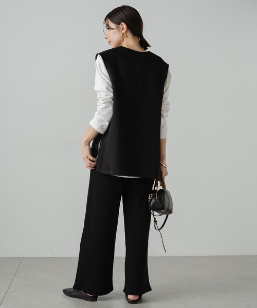 「LOUNGEDRESS」 ノースリーブトップス FREE グレー レディース_画像9