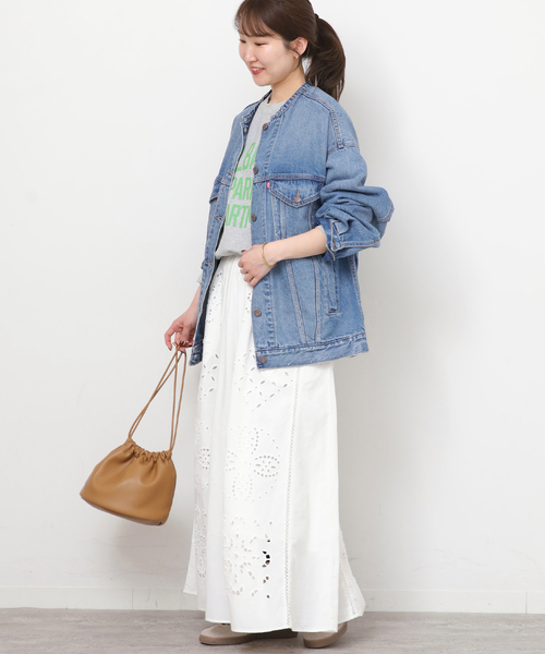 「Levi's」 デニムジャケット SMALL ブルー レディースの画像