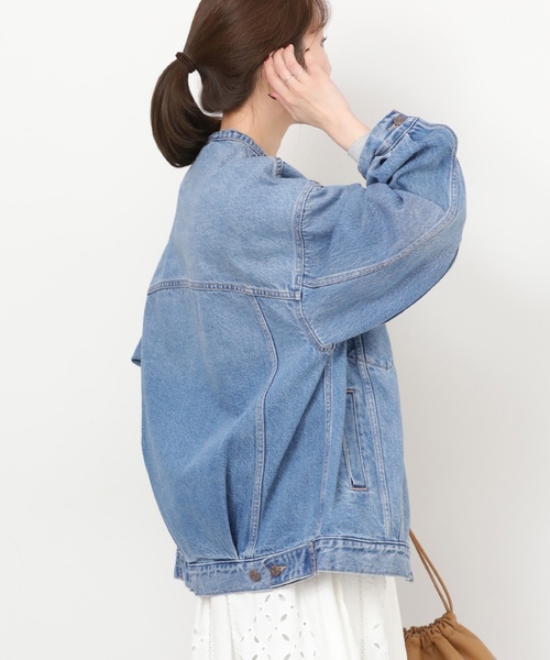 「Levi's」 デニムジャケット SMALL ブルー レディースの画像