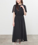 ワンピース 夏 半袖 フレア袖ワンピースの詳細画像3