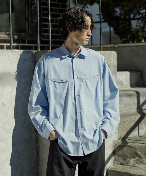 「Bleme」 長袖シャツ X-LARGE ブルー メンズ_画像2