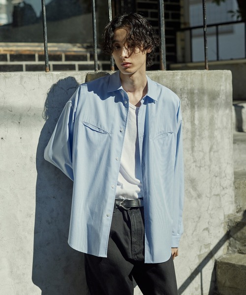 「Bleme」 長袖シャツ X-LARGE ブルー メンズ_画像3
