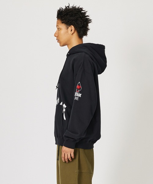 「XLARGE」 ジップアップパーカー M グリーン メンズの画像