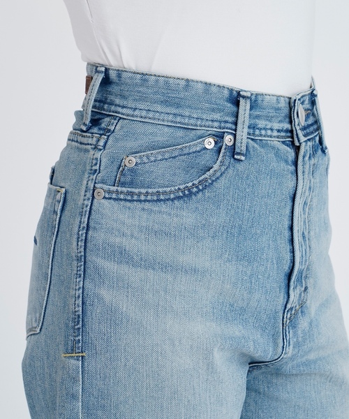 「YANUK」 デニムパンツ 24inch サックスブルー レディースの画像