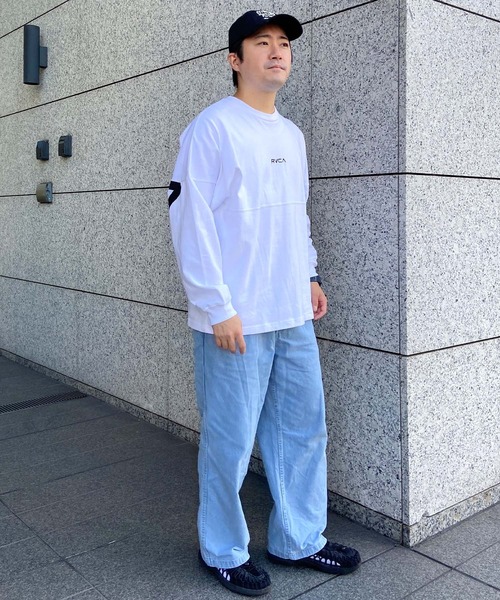 「RVCA」 長袖Tシャツ S ホワイト メンズ_画像8