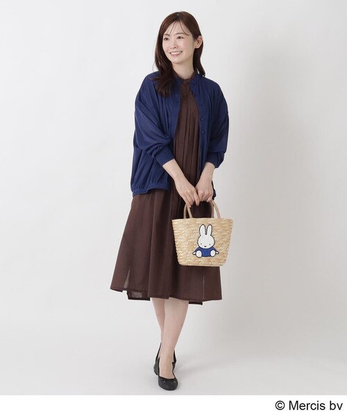 one'sterrace（ワンズテラス） Dick Bruna miffy ファーリーカゴバッグ