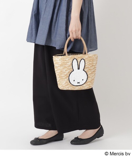 one'sterrace（ワンズテラス） Dick Bruna miffy ファーリーカゴバッグ