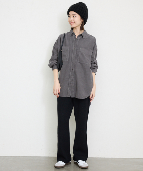 SLOBE IENA（スローブイエナ） 長袖シャツ FREE ライトブルー 