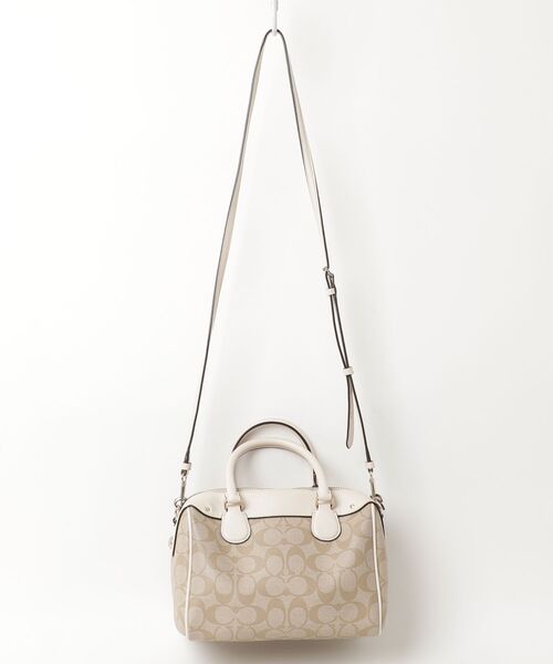 COACH（コーチ） シグネチャーPVC 2WAYバッグ - ベージュ レディース