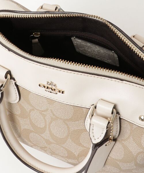 COACH（コーチ） シグネチャーPVC 2WAYバッグ - ベージュ レディース