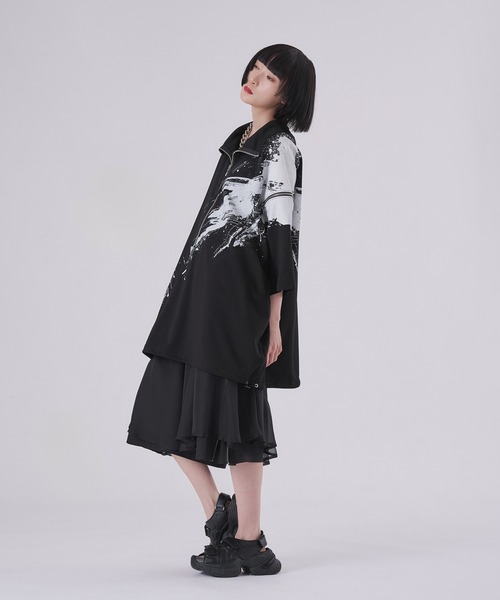 「狐独」 半袖Tシャツ LARGE オフホワイト メンズ_画像2