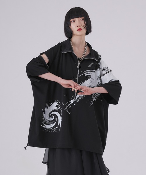 「狐独」 半袖Tシャツ LARGE オフホワイト メンズ_画像5