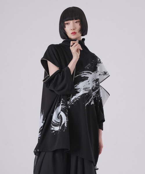 「狐独」 半袖Tシャツ LARGE オフホワイト メンズ_画像6