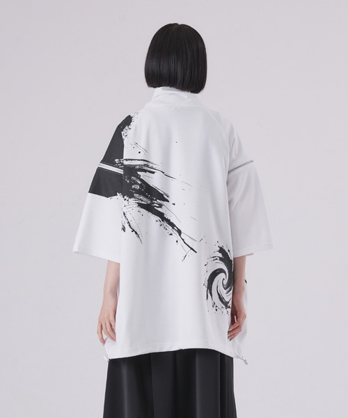 「狐独」 半袖Tシャツ LARGE オフホワイト メンズ_画像8