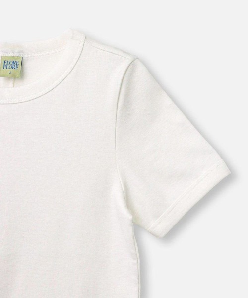 「allureville」 「FLORE FLORE」半袖Tシャツ 1 ホワイト レディース_画像7