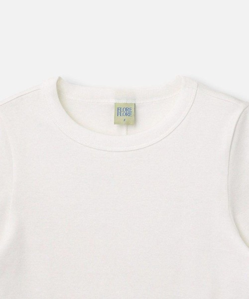 「allureville」 「FLORE FLORE」半袖Tシャツ 1 ホワイト レディース_画像8
