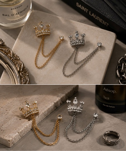 CERCA ブローチ 「Bls」「ZA」「Bling Leads」襟ブローチ マルチ