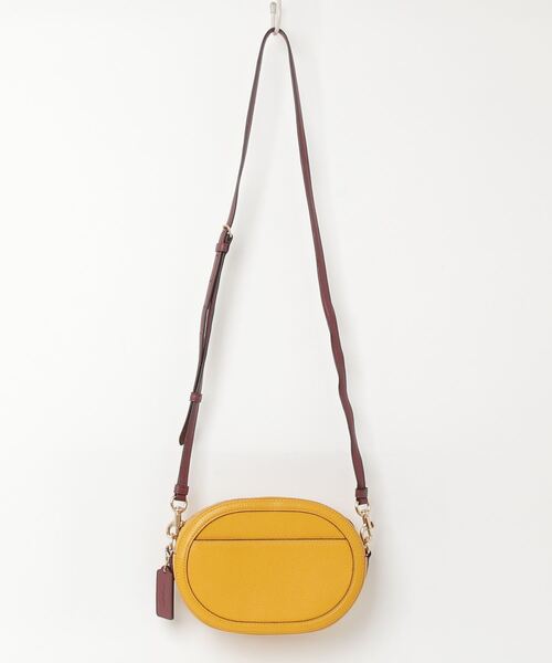 美品 COACH シグネチャー ショルダーバッグ オレンジ 黒 レザー COACH（コーチ） ショルダーバッグ - オレンジ レディース : ZOZOTOWN